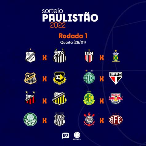 campeonato paulista 2022 jogos de hoje
